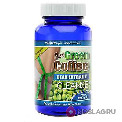 Капсулы с экстрактом зеленого кофе для очищения кишечника (60 капсул)